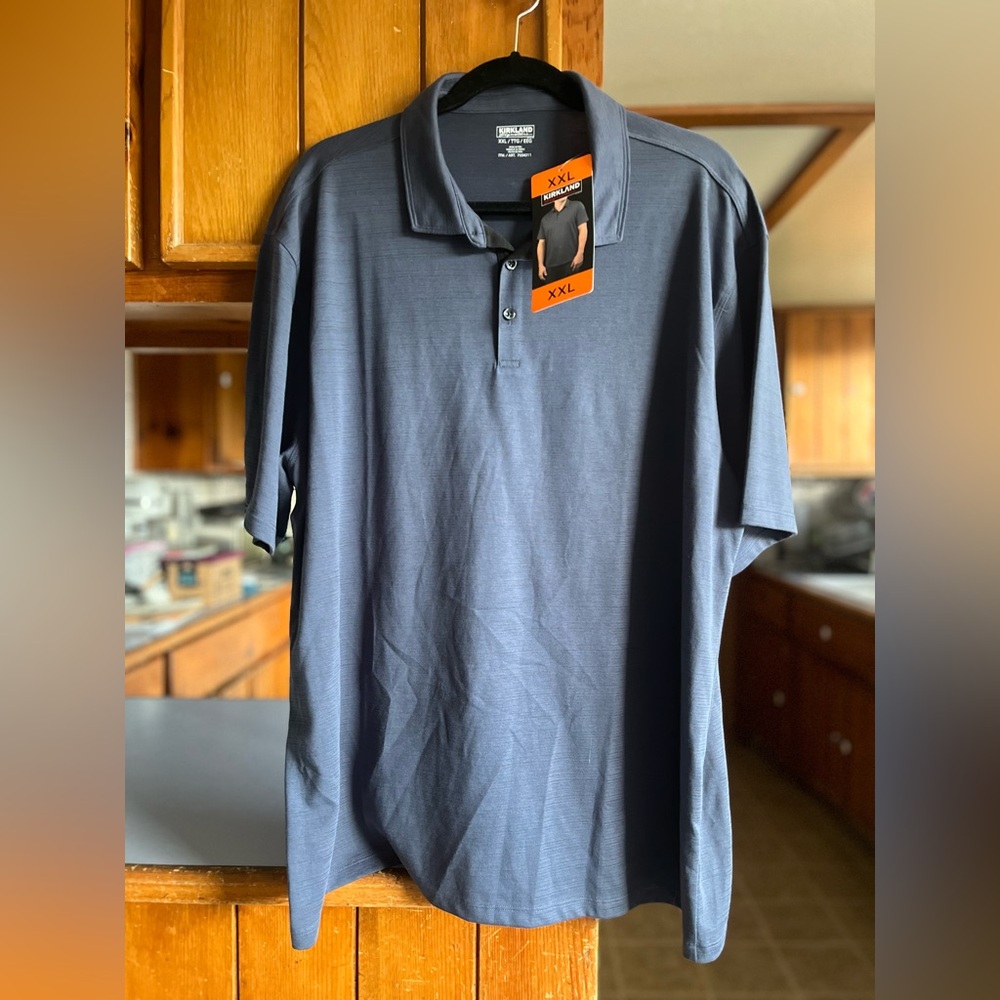 Kirkland from Costco Mens XXL lightweight polo. NWT